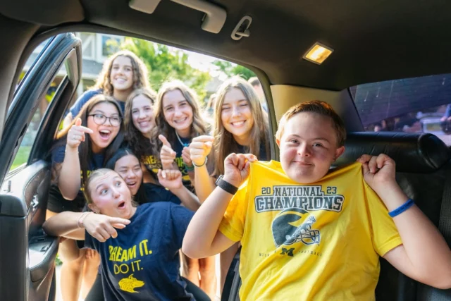 As we continue to soak in all of the magic that Finn brought us this past weekend, we would like to thank some additional folks who helped to make Finn’s Dream Experience so special.
 
💙Thank you to @twobrotherstransportation for always going the extra mile (high) for our Rocky Mountain Community Dreamers.
💛Thank you to @graduatehotels Ann Arbor for giving the entire Dream Team the warmest welcome and for spoiling the Kennedy family like they deserve!
💙Thank you to @BestInGamesMI for going above and beyond for the entire Dream Team! We all had an absolute blast and are so appreciative of the hospitality.
💛Thank you to @goldenlimo_a2 for the incredible surprise upgrades and hospitality. We wouldn’t have wanted to be with anyone else all weekend!
💙Thank you to the @denairport therapy team, including pup Norte, for welcoming Finn with open arms (and paws)!
 
We would also like to once again thank Chris Bryant and Colette Hemker with the @uofmichigan along with the @umichathlead team for all of their efforts in making this weekend so memorable. Without you, none of this would have been possible.
 
Lastly, we want to thank the @ghsleadership_ for going above and beyond for Finn. From your fundraising and organizational efforts to how much you loved on and lifted up Finn, there is no thanks big enough!

Photos: @hills.stills