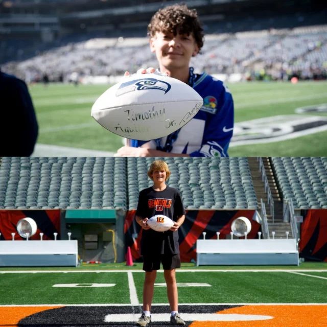 🏈 We had two amazing @NFL Dreams this past weekend!

Rocky Mountain Community Dreamer, Tim, lived large with the Seattle @Seahawks with thanks to the @SeahawksCommunity team.

Carolinas Community Dreamer, Christopher, checked off attending a Cincinnati @Bengals home game with his family from his bucket list. He even met his favorite player, @joeyb_9!

Comment DREAMERS below to check out each dreamers full recap and view more photos. 👇