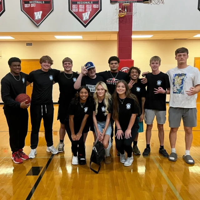 🎉 Help us welcome Billie to the Dream On 3 family!

A few weeks ago, the amazing @wheatmore_hs_warriors Jr. Dream Team surprised Billie during their schoolwide pep rally to let him know that they would be working to make his Dream come true!

Billie’s big personality shines bright whether he’s rapping or talking gaming systems…but he especially shines when the conversation surrounds basketball. 😎 Being a big Michael Jordan fan, the UNC Tar Heels gained Billie’s allegiance early on. Billie’s dream is to meet and play basketball with his beloved ‘Heels! 🏀